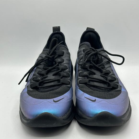 NIKE AIR Maxi Axis Throwback Future Sneaker Black Racer Blue Sz 9.5 - Picture 3 of 7